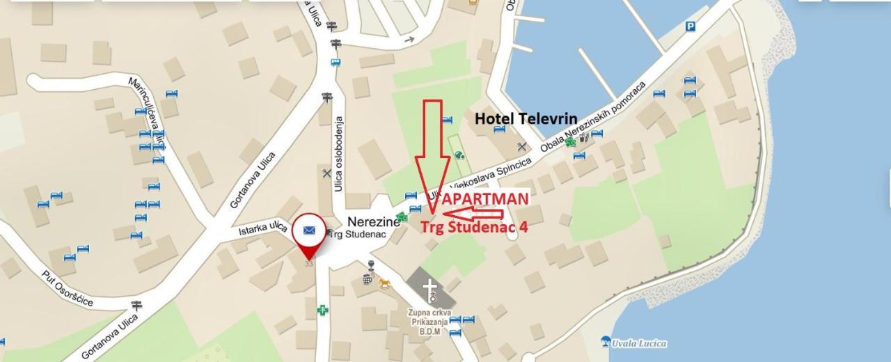 Nerezine Apartmany Centrum Buitenkant foto
