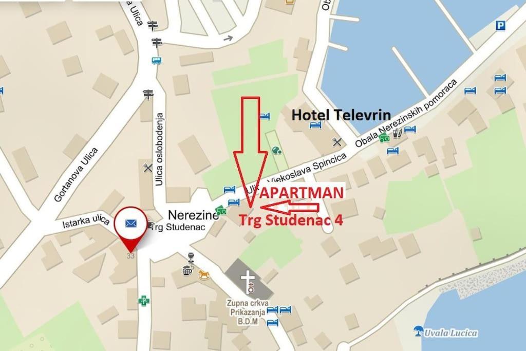 Nerezine Apartmany Centrum Buitenkant foto